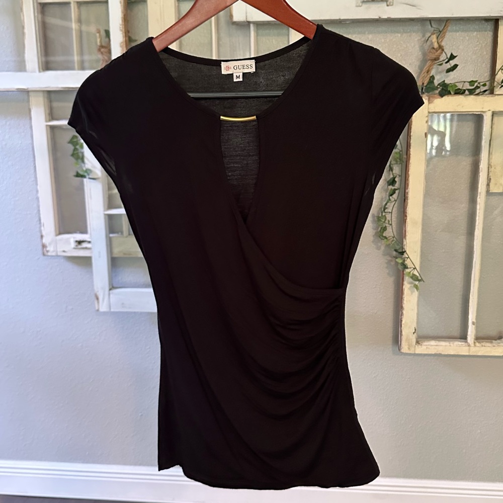 Guess peek-a-boo blouse